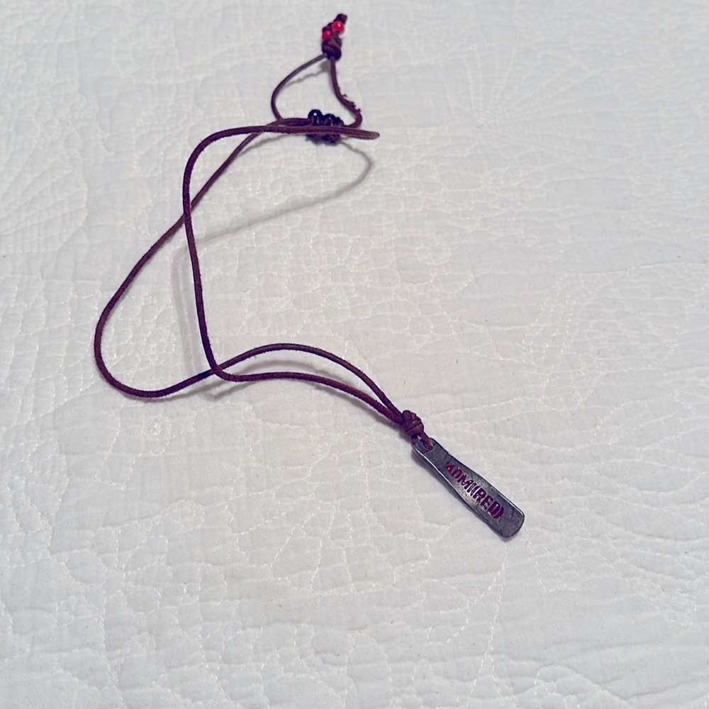 Gap (Product) Red Leather Necklace